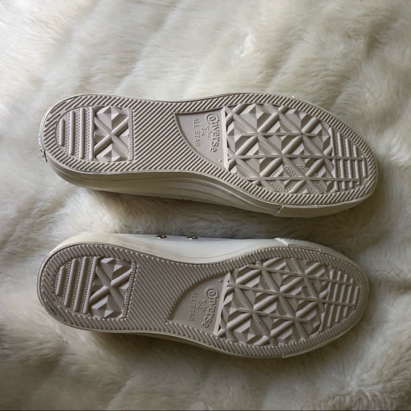 Cream leather Converse 9 - Picture 7 of 8